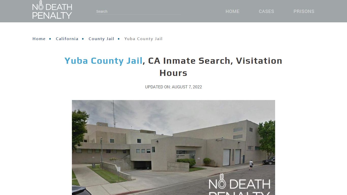 Yuba County Jail, CA Inmate Search, Visitation Hours